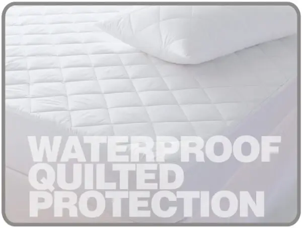 Waterproof Quilted Mattress & Pillow Protectors - Fitted, Durable, & Machine Washable